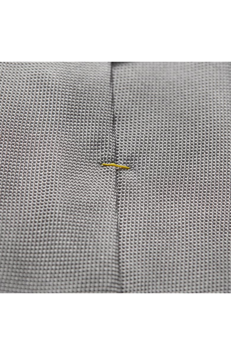 Eton Solid Silk Tie, Alternate, color, Grey