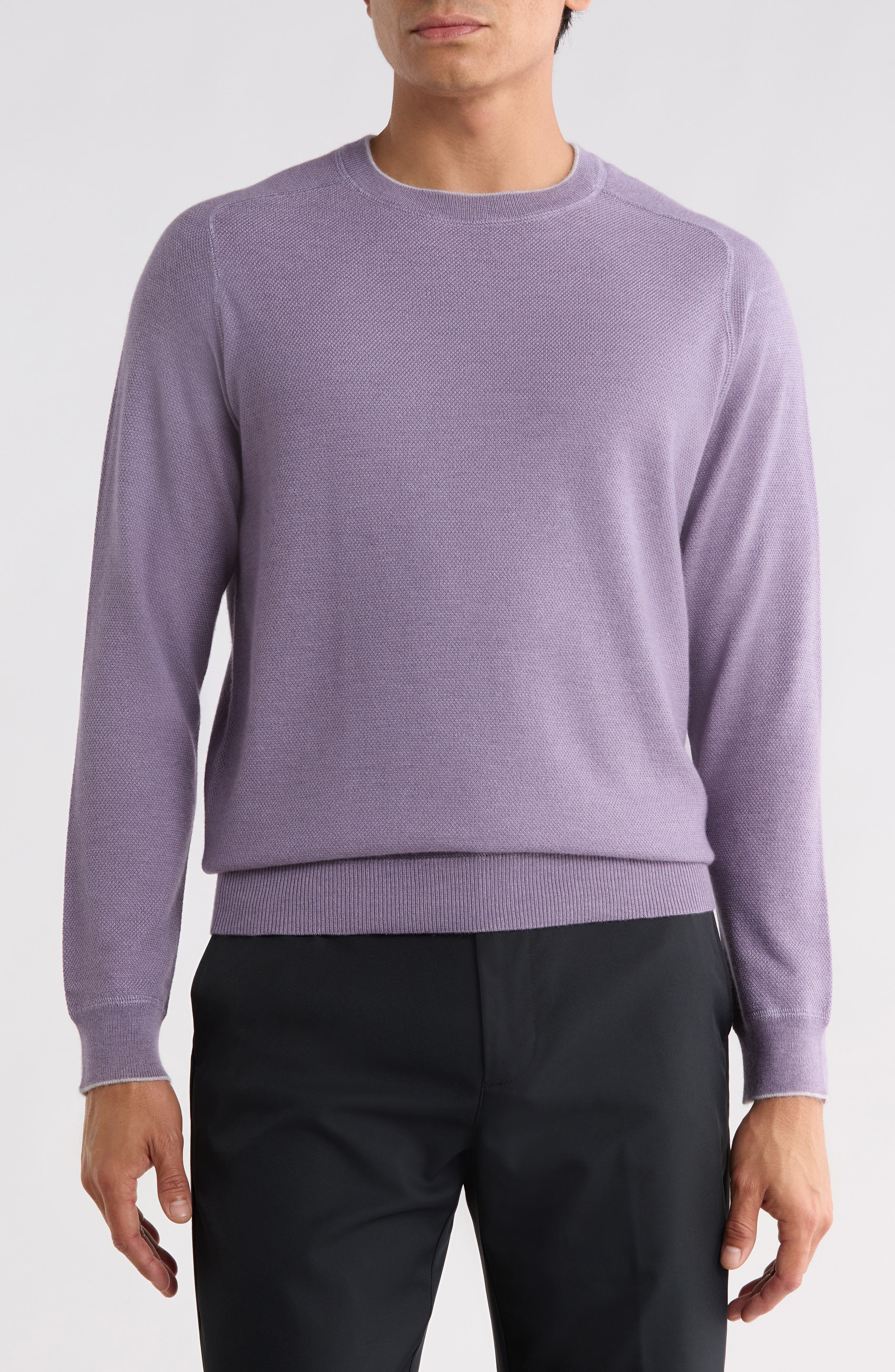 Peter Millar Voyager Honeycomb Crewneck Sweater (Men) | Nordstromrack