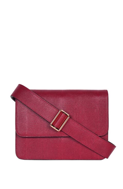 Upcycled Leather Convertible Crossbody Satchel