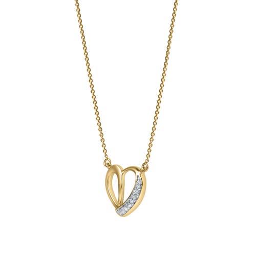 Luvmyjewelry Mirella Love Diamond Necklace