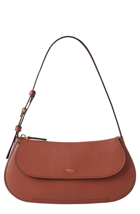 【MULBERRY】SHOULDER BAG Mulberry Leather Shoulder Bag - Brown Shoulder Bags