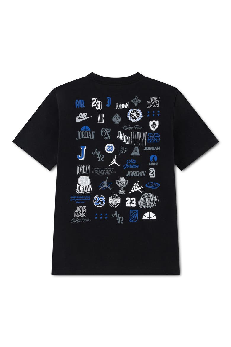Kids' MJ Overtime Graphic T-Shirt, Alternate, color, BLACK