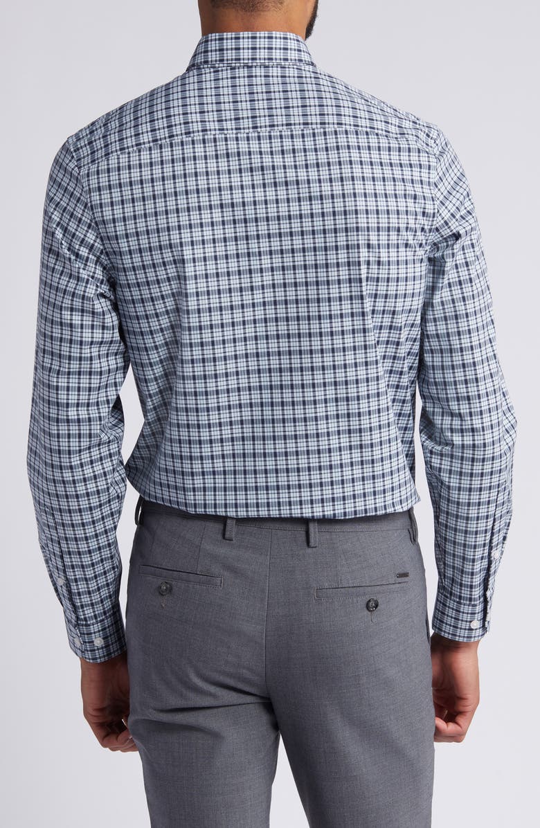 Nordstrom Trim Fit Tech-Smart Plaid Button-Down Shirt, Alternate, color,