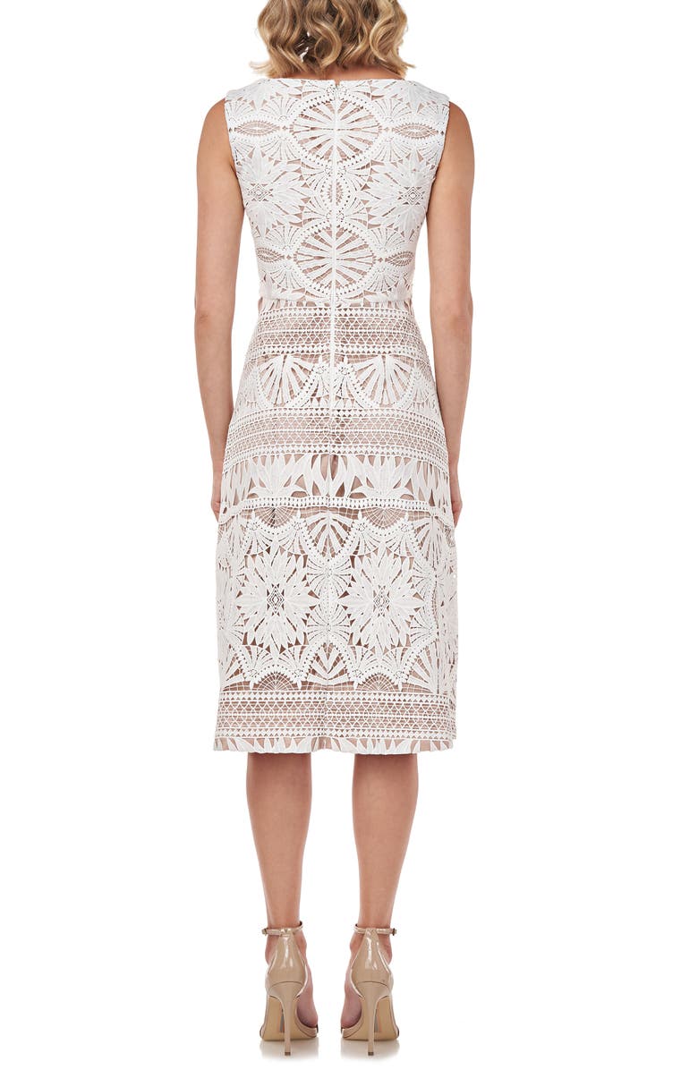 Kay Unger Priscilla Lace Midi Dress | Nordstrom