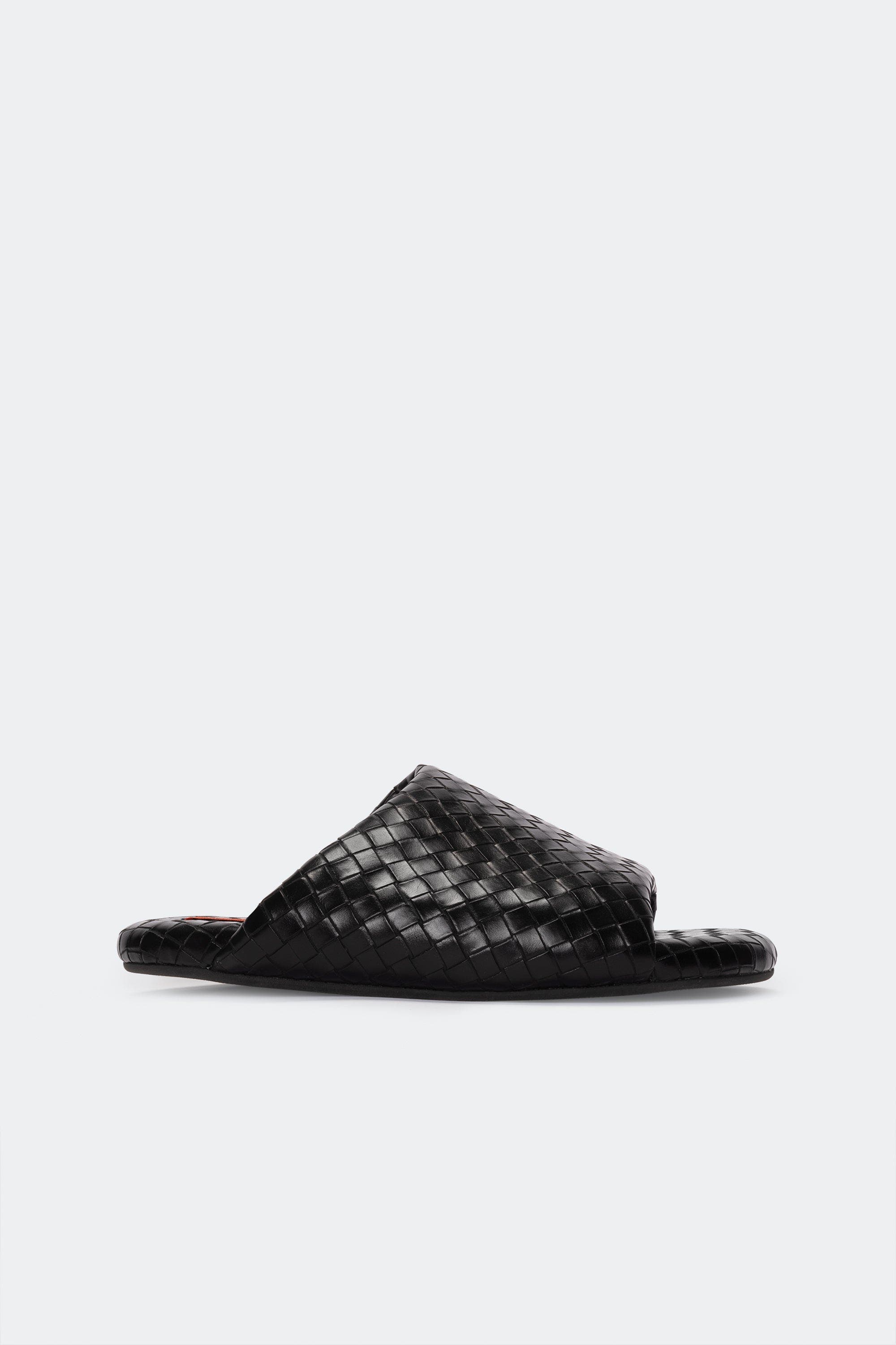 SIMONMILLER Woven Bubble Slide, Main, color, Black