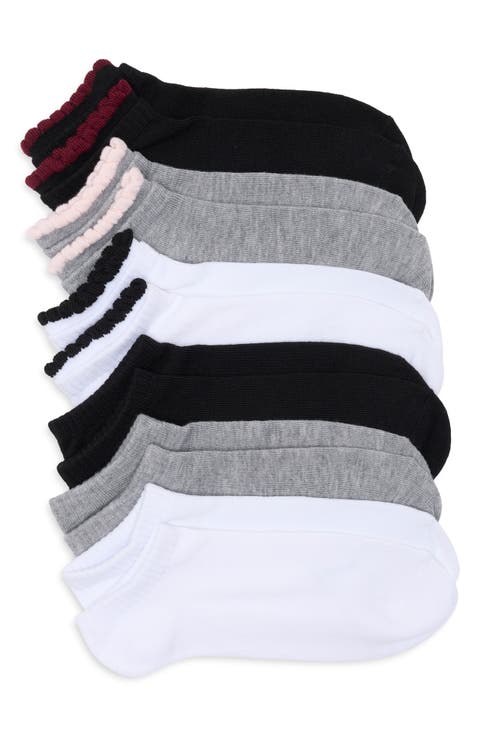 6-Pack Terry Double Cuff Low Cut Socks