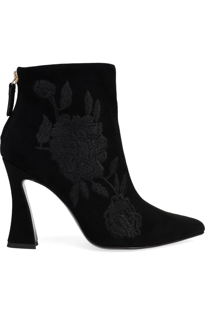 Natori Mitsu Pointed Toe Bootie, Alternate, color, Black