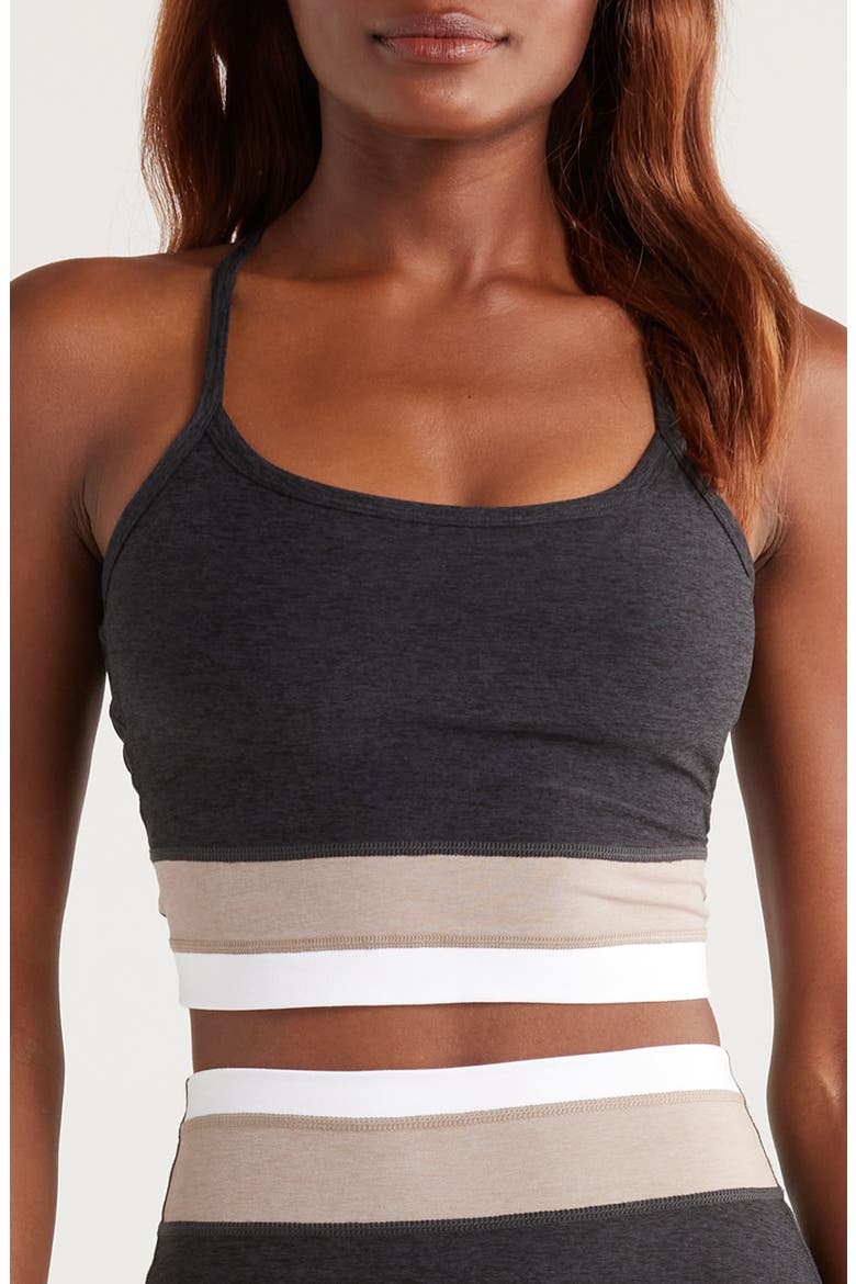 Colorblock Space Dye Crop Tank Top, Main, color, DARKEST NIGHT TRI-COLOR