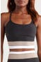 Colorblock Space Dye Crop Tank Top