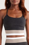 Beyond Yoga Colorblock Space Dye Crop Tank Top