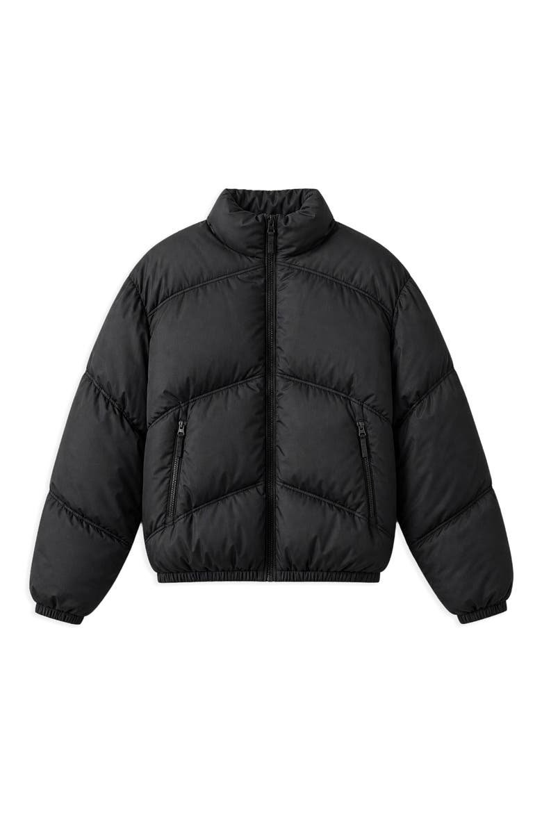 Marius Water Resistant Puffer Jacket, Alternate, color, BLACK