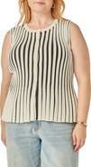 English Factory Front Button Sleeveless Sweater