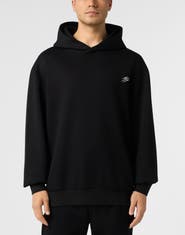 PLEIN SPORT Fleece Hoodie Chrome Scratch Men
