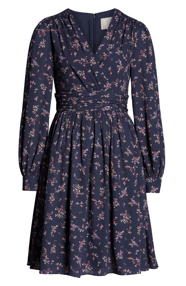 Gal Meets Glam Collection Kelsey Crepe Dress, Alternate, color,