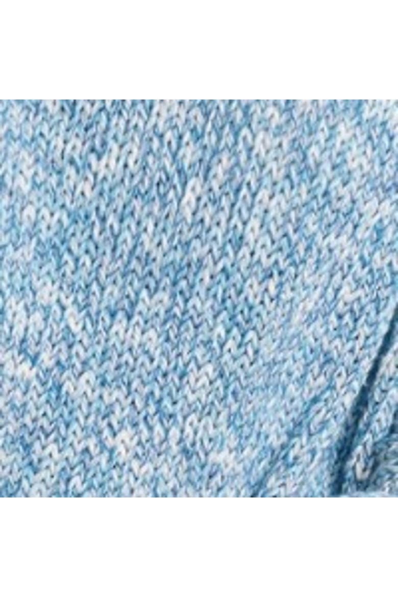 Yarn Twist V-Neck Slouch Sweater, Alternate, color, COBALT TWIST