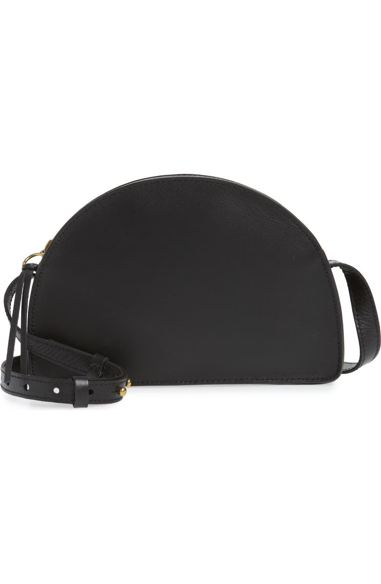 Madewell The Simple Half Moon Crossbody Bag, Main, color,