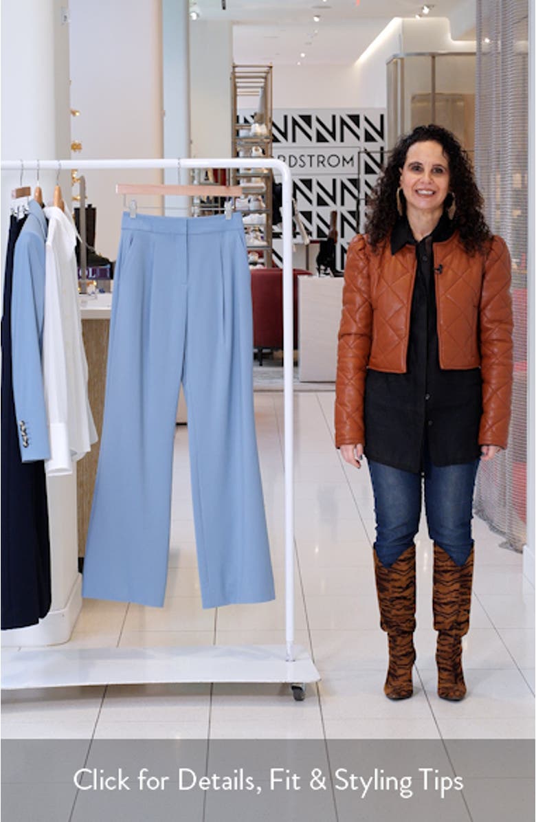 Robinne Stretch Virgin Wool Blend Pants, sales video thumbnail