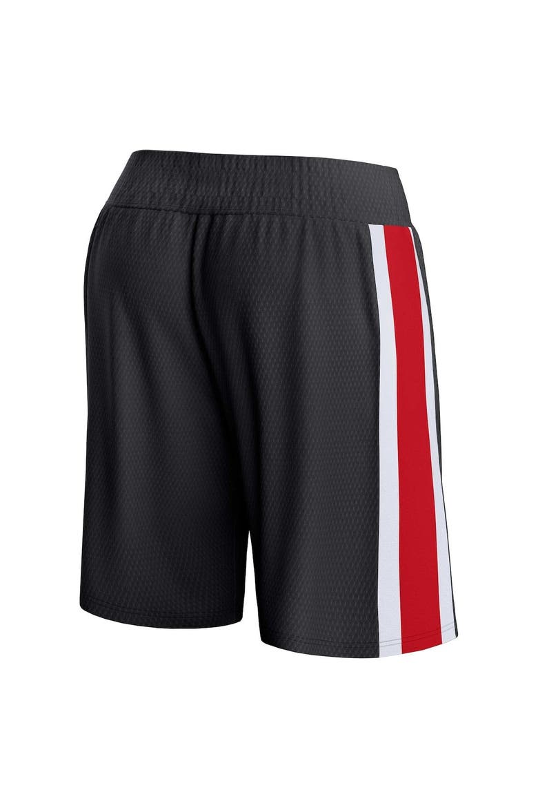 Men's Fanatics Branded Black Portland Trail Blazers Referee Iconic Mesh Shorts, Alternate, color, Black