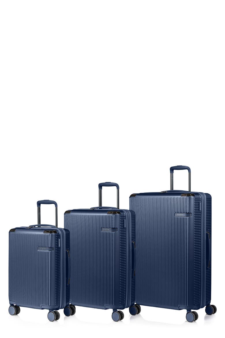 Legacy 3-Piece Hardside Luggage Set, Main, color, NAVY