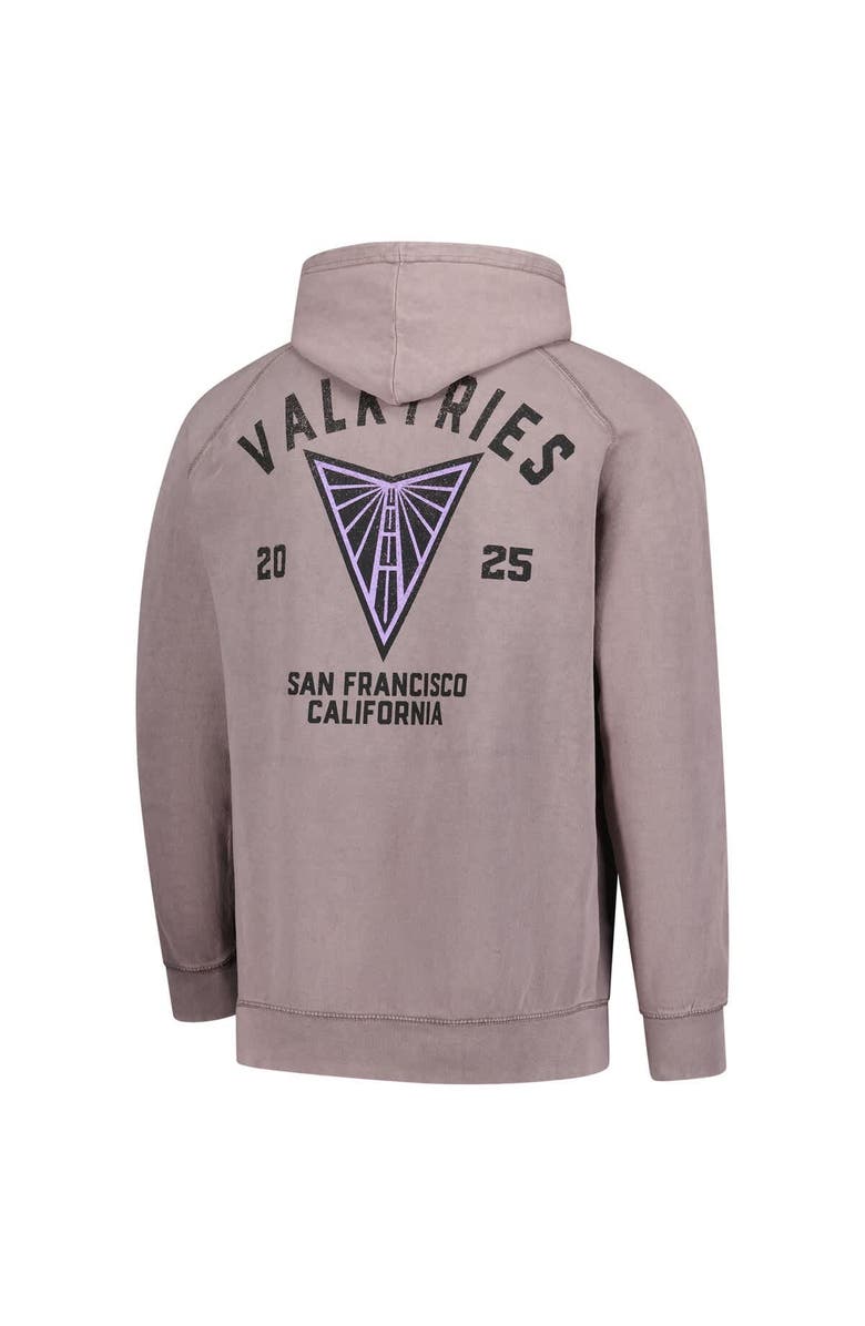 Stadium Essentials Unisex Stadium Essentials Purple Golden State Valkyries Get Back Oversized Vintage Raglan Pullover Hoodie, Alternate, color, Purple