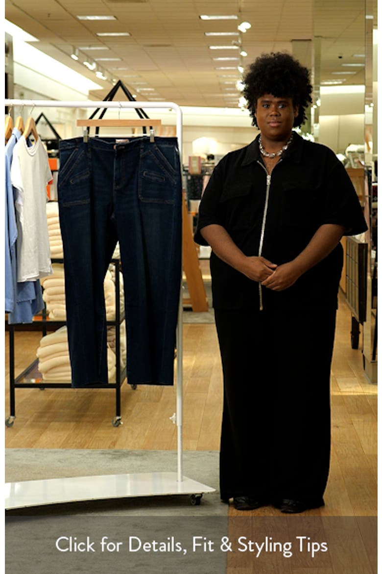 Meg Raw Hem Ankle High Waist Wide Leg Jeans video