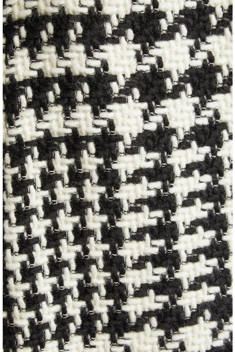 Houndstooth Double Breasted Coat, Alternate, color, S8030 FANTASIA NON STAMPA