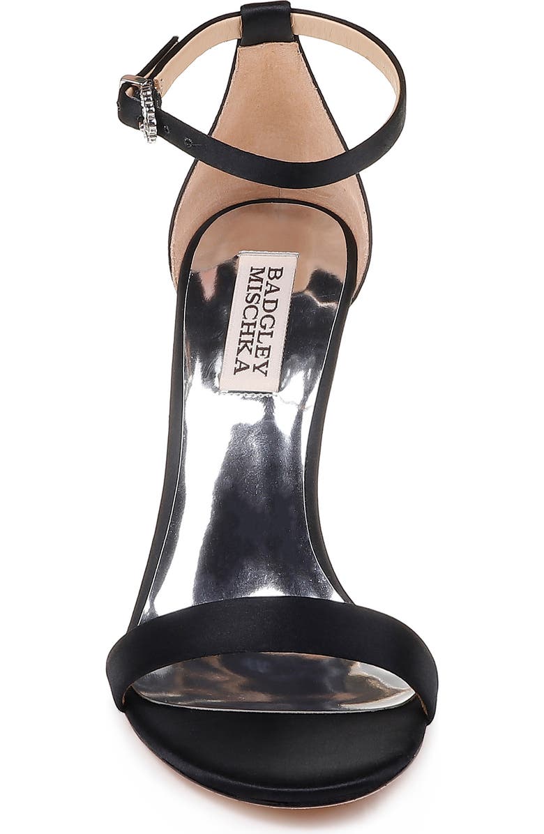 Badgley Mischka Collection Badgley Mischka Vicia Crystal Embellished Heel Sandal, Alternate, color,