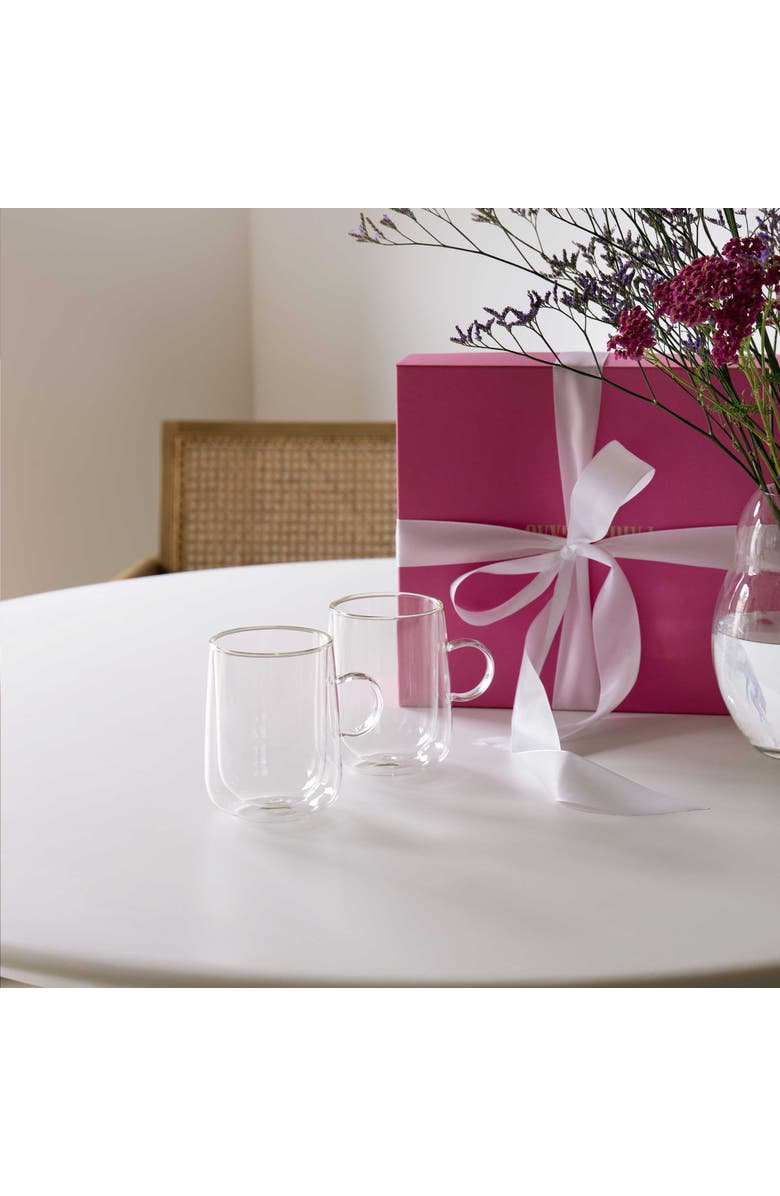 Villeroy & Boch Artesano Hot & Cold Beverage Latte Glass XL with Handle Pair, Alternate, color, NO COLOR