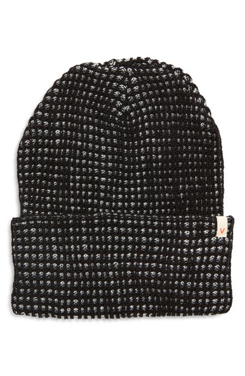 Verloop Simple Grid Beanie In Black