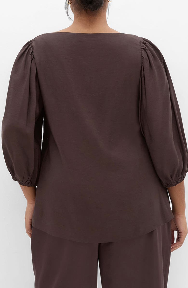 City Chic Immy Puff Sleeve Top, Alternate, color,