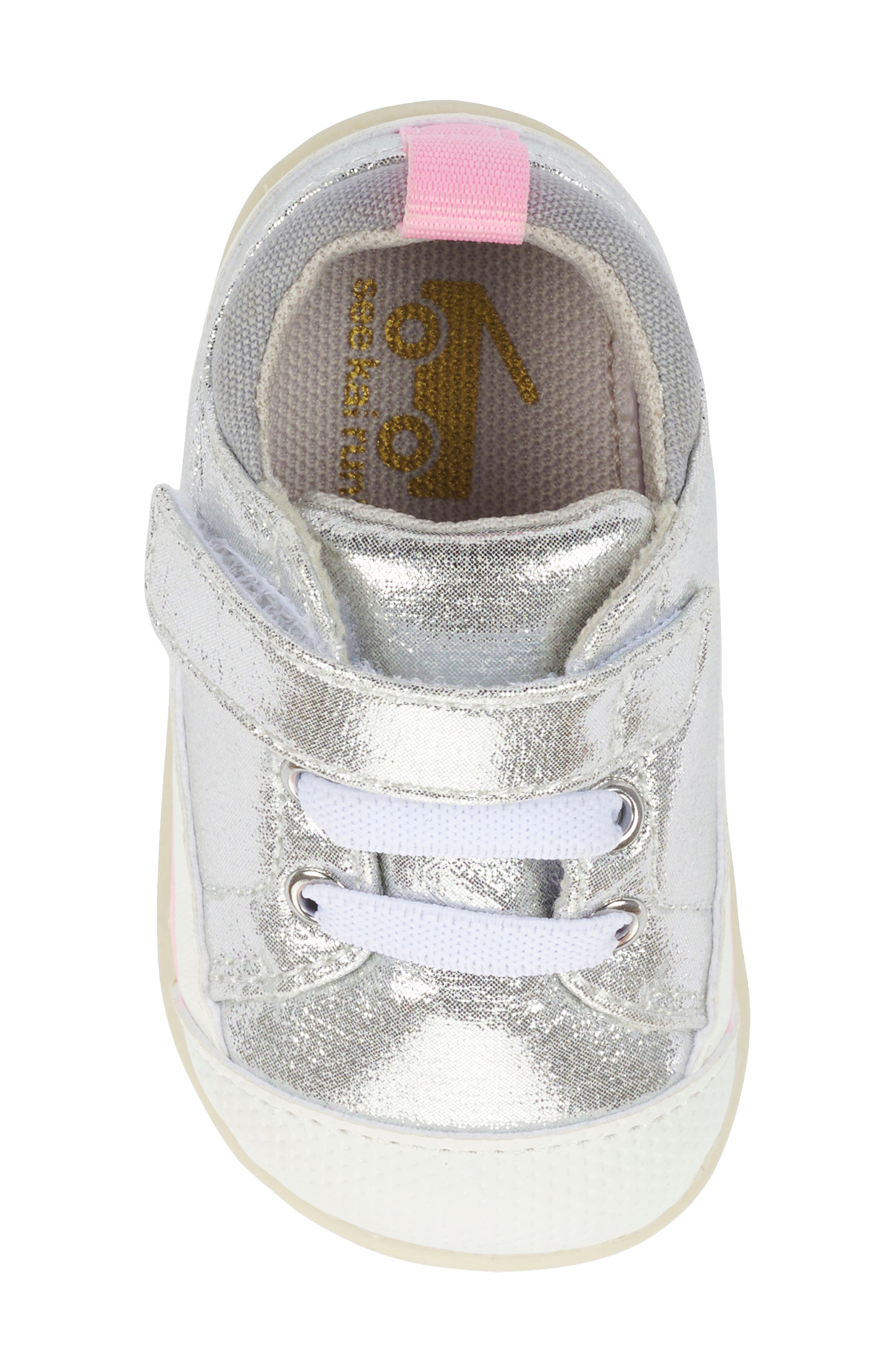 Stevie II Sneaker, Alternate, color, SILVER SHIMMER