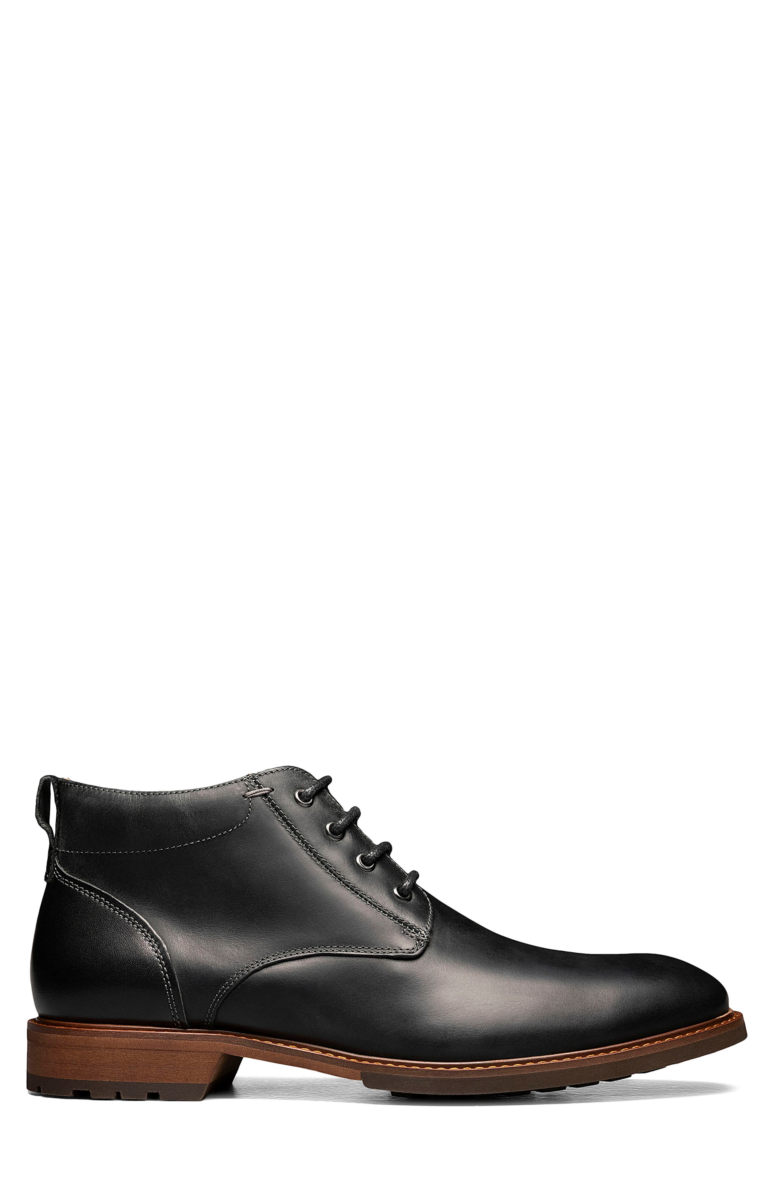 Florsheim Lodge Plain Toe Boot, Alternate, color, Black Ch