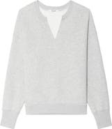 Zadig & Voltaire Olive Graphic Cotton Blend Sweatshirt
