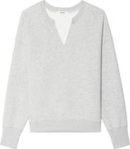 Zadig & Voltaire Olive Graphic Cotton Blend Sweatshirt