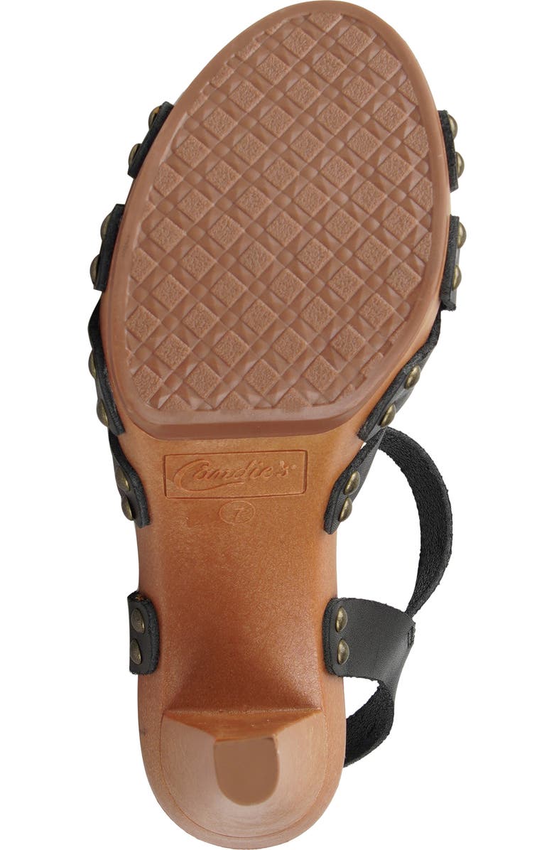 Candie's Gia Ankle Strap Platform Sandal, Alternate, color, Black Leather