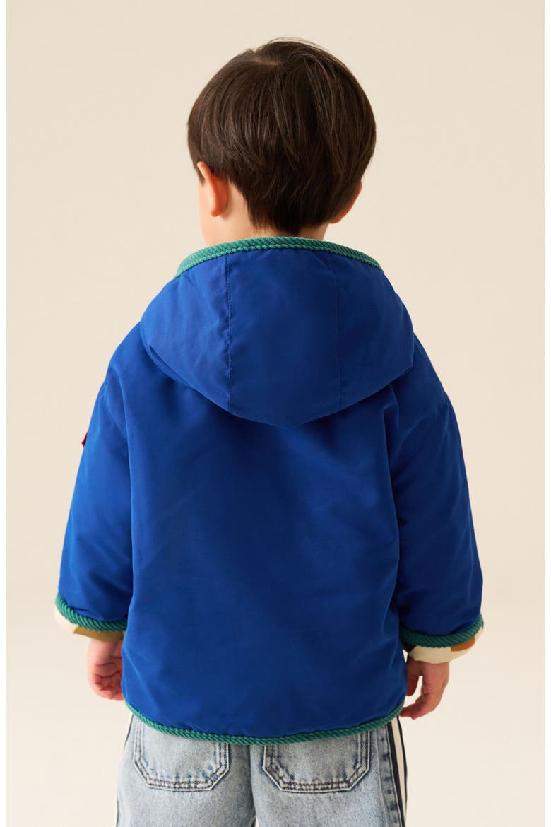 Kids' Fun Hooded Tech Jacket, Alternate, color, MULTI