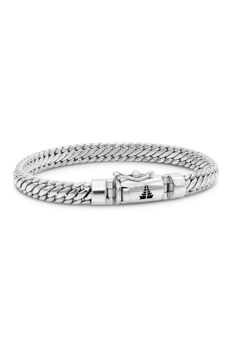 Sterling Silver Chain Bracelet, Alternate, color, SILVER