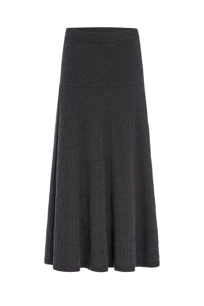 Kaylan Skirt, Alternate, color, Gunmetal