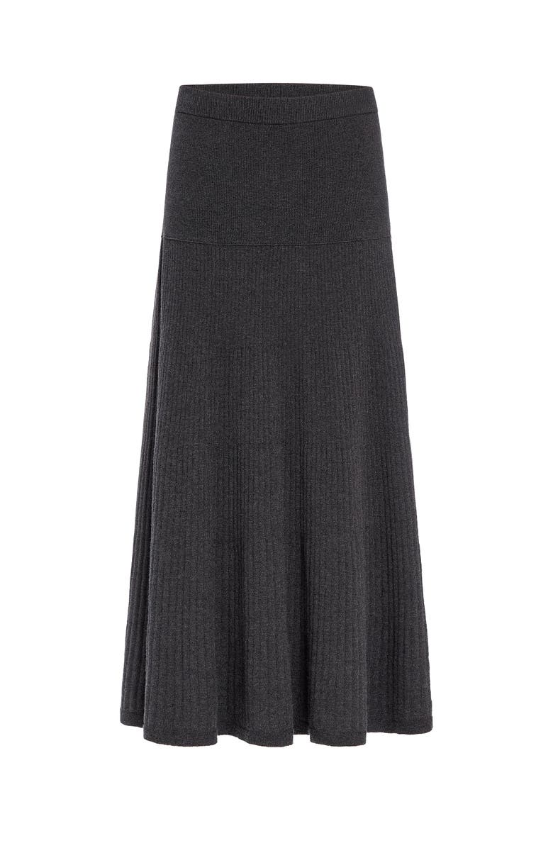 Marie Oliver Kaylan Skirt, Alternate, color, Gunmetal