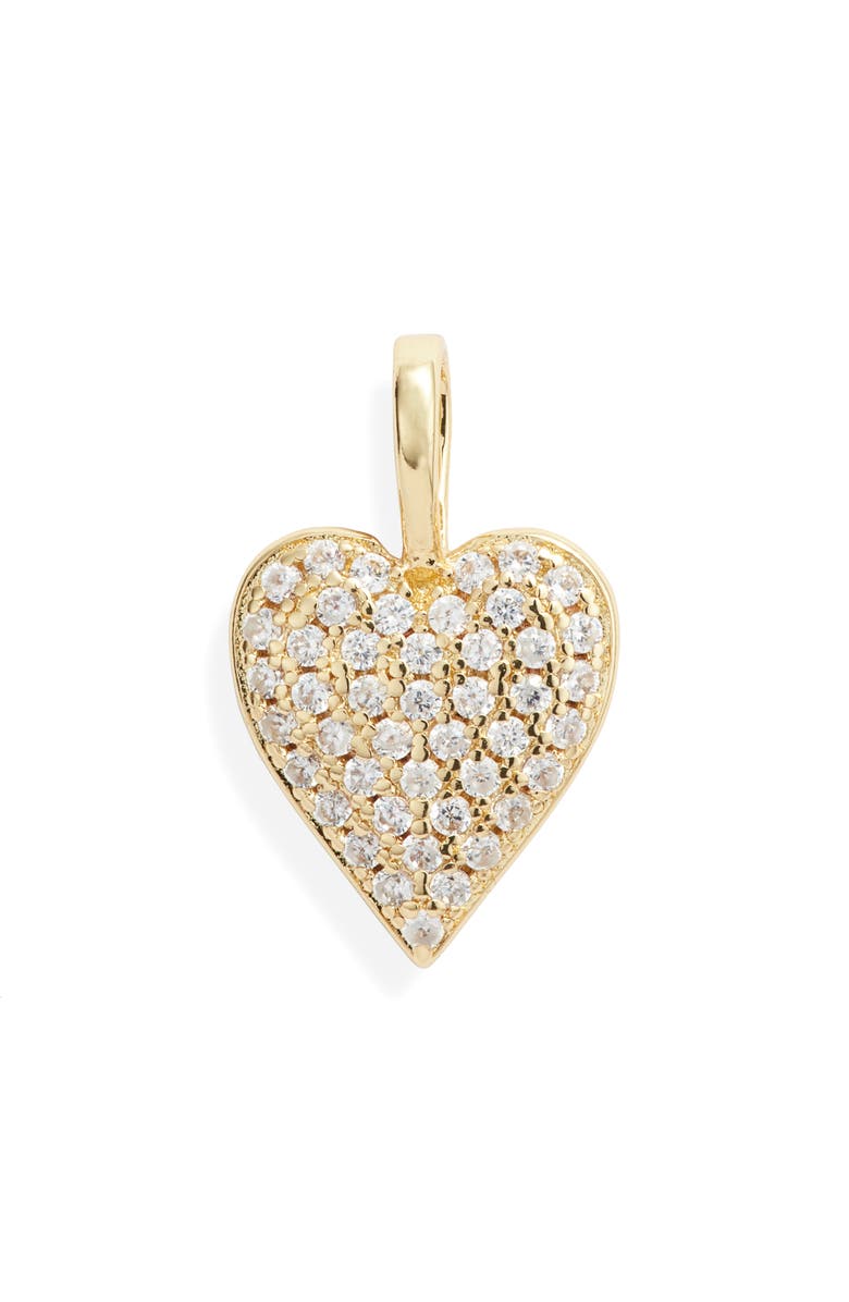 Melinda Maria Icons Double Sided Heart Charm, Alternate, color, 