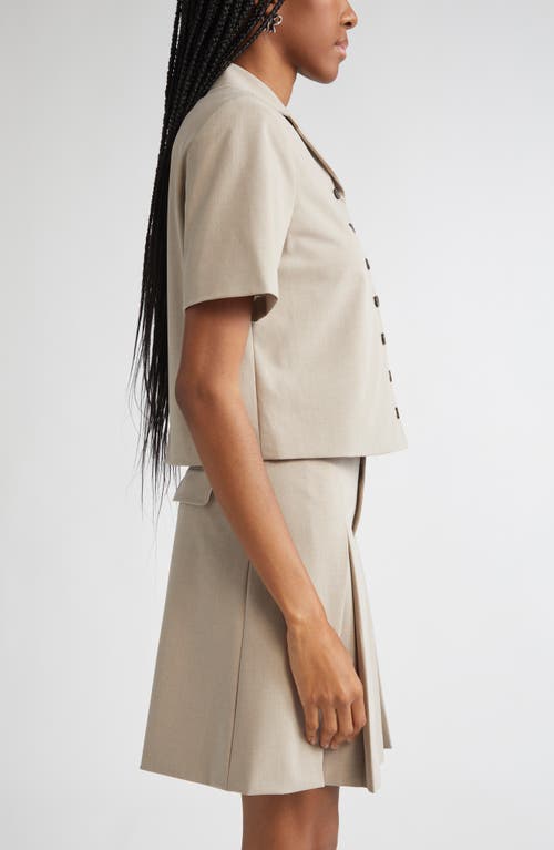 Sandy Liang Beverly Jacket In Gray