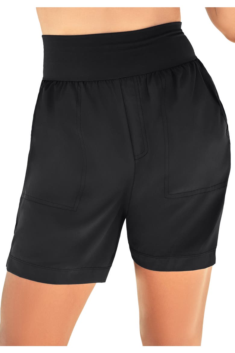 Quick Dry Swim Shorts, Main, color, BLACK