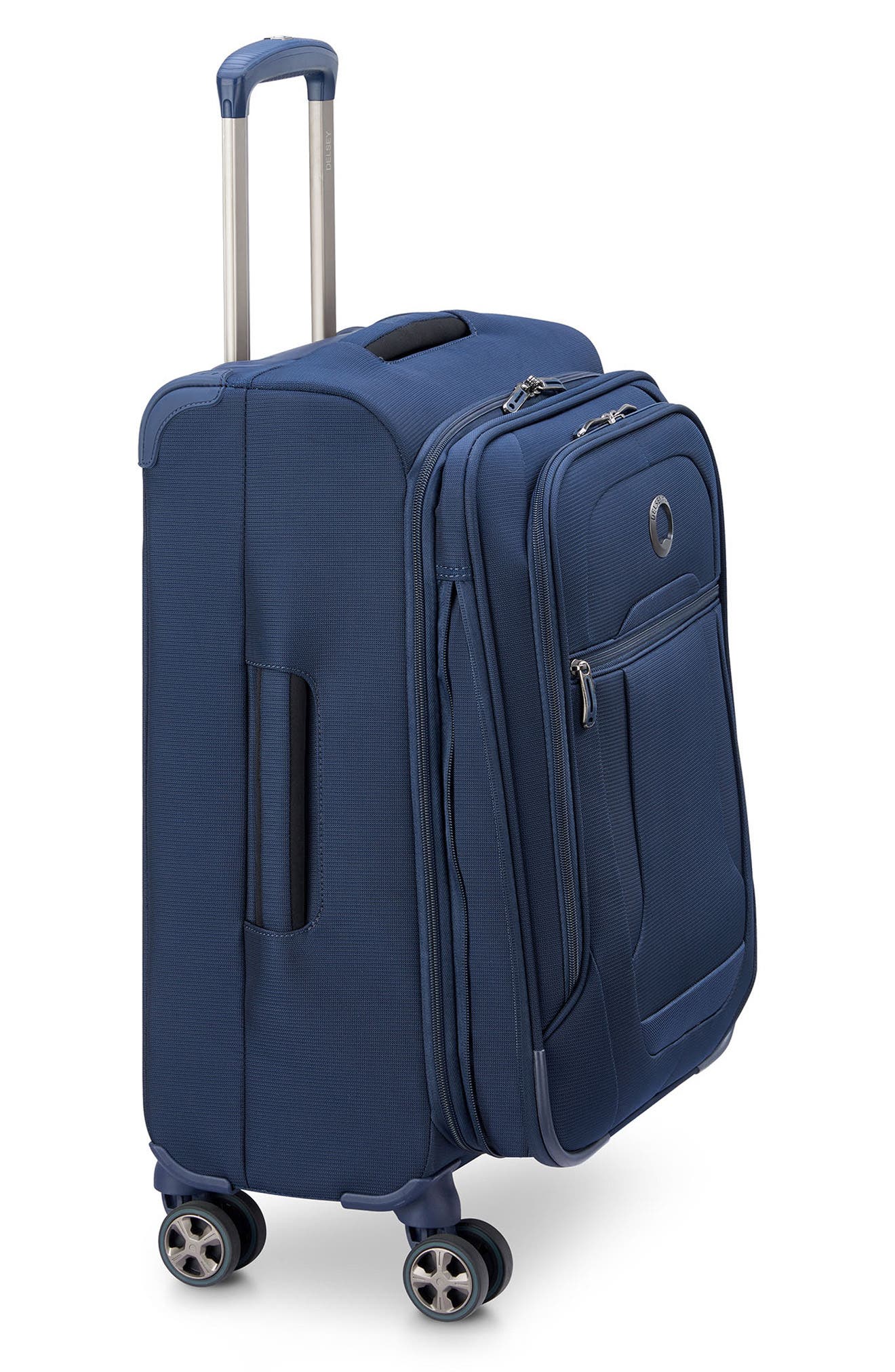 DELSEY Helium DLX Expandable Spinner Carry-On, Alternate, color, Navy
