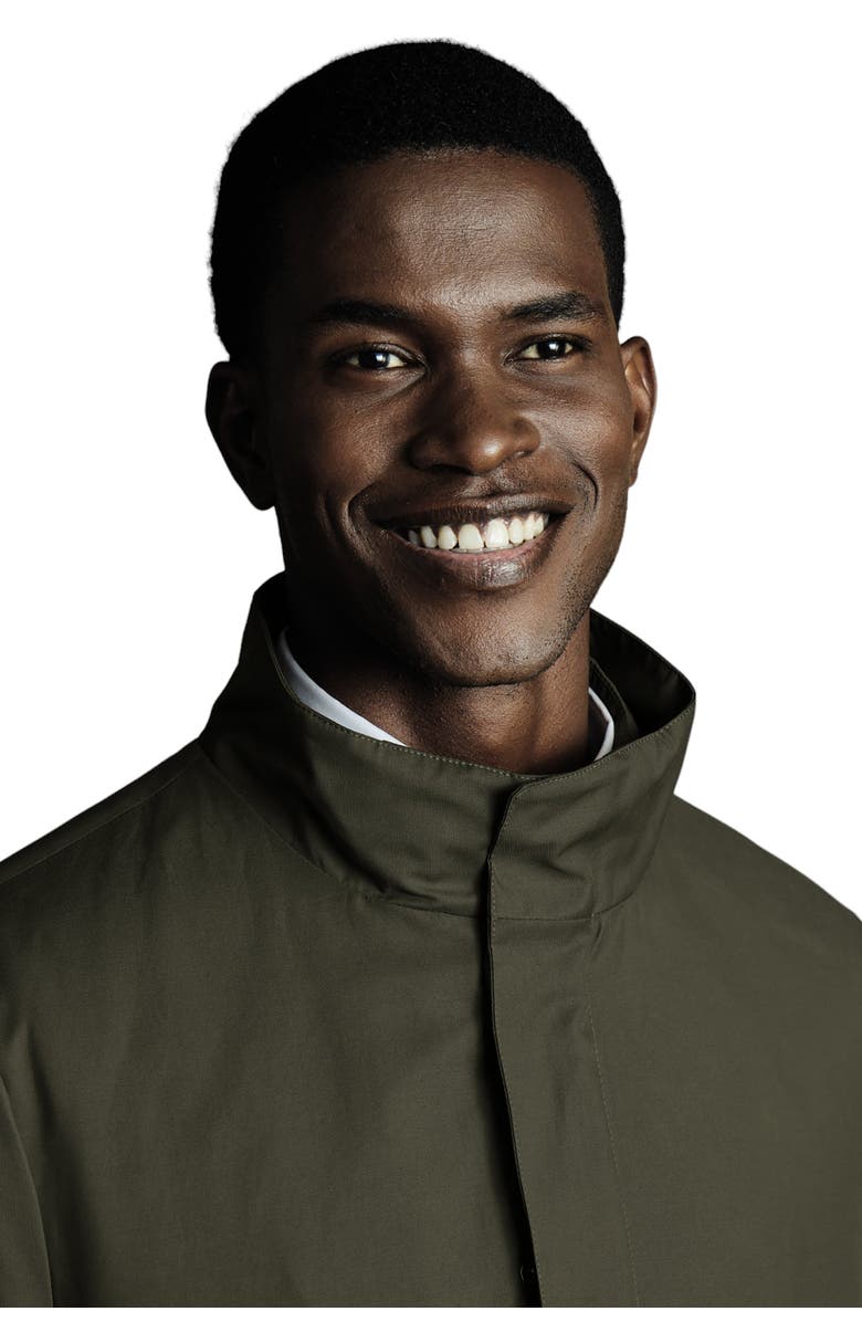 Charles Tyrwhitt 3 in 1 Raincoat, Alternate, color, Olive Green