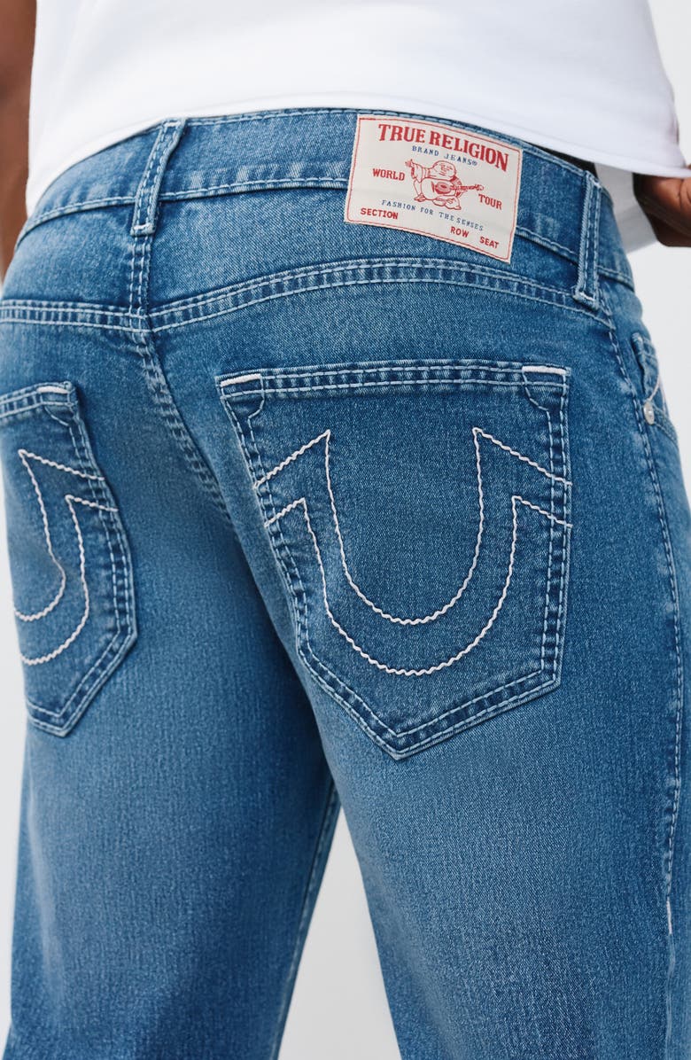 True Religion Geno Big T Slim Fit Jeans, Alternate, color, Medium Neptune