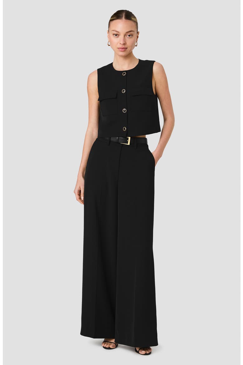 Harry High Waist Suit Pants, Alternate, color, BLACK