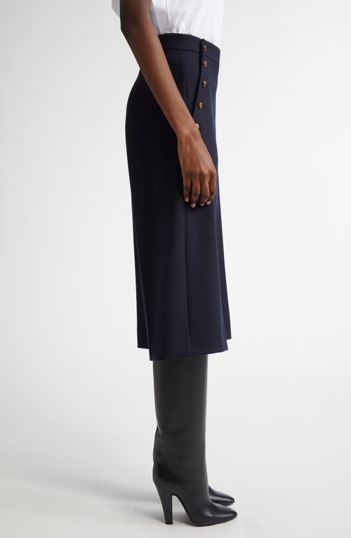 Max Mara Valdez Stretch Wool Blend Bermuda Shorts In Ultramarine