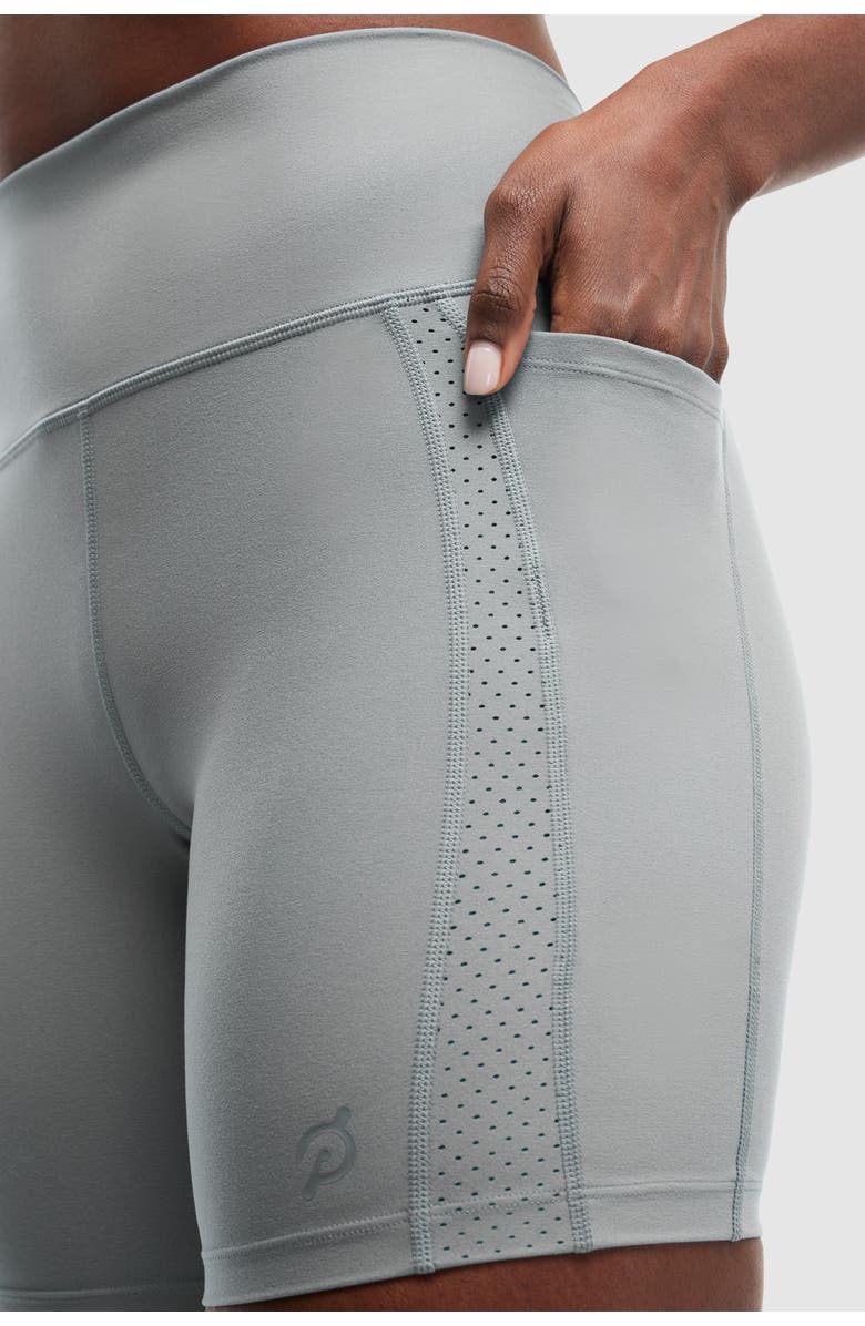 Peloton Cadent 7" Laser Perforated Bike Short, Alternate, color, Sage Green