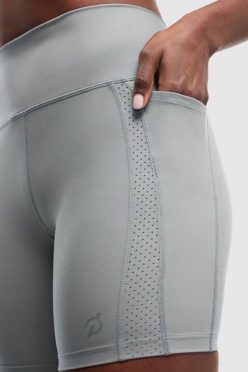 Peloton Cadent 7" Laser Perforated Bike Short In Sage Green