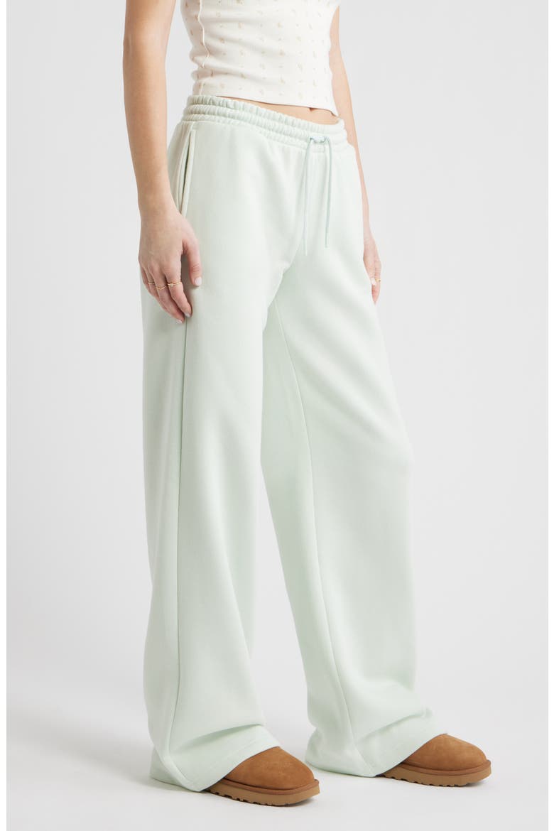 Baggy Wide Leg Sweatpants, Alternate, color, GREEN CLOUD